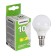 LED LED Generica G45, 10 W, ball, 3000 K, E14, 230 V, LL-G45-10-230-30-E14-G