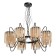 Lavinia chandelier, size 84x120x84 cm, 480W 8xe14