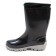 The boots are insulated, size 33, black, PVC