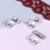 A set of legs for a sewing machine, brown, 13/19/22 mm for a double hem, 3 pcs