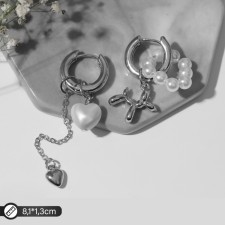 Earrings with the removable element 