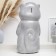 Piggy bank "Cat with a bow and fish" Gray, 38cm