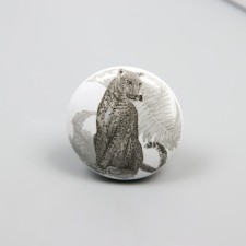 Pen for the casket ceramics, metal 