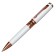 Gift handle, ball "Kronos" in the leatherette case, rotary, white body with gold