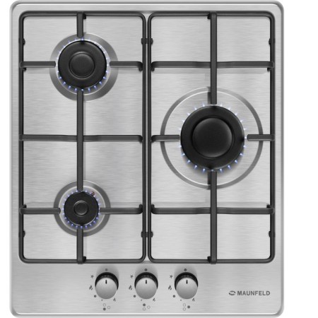 Hlect surface Maunfeld EGHS.43.3sts-SES/G, gas, 3 burners, silver