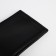 Male purse without fastening, department for maps, for bills, black color