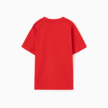 T -shirt children's, red color, height 128 cm-7