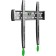Black Black 32 "-55" Max.57kg, wall-mounted bracket