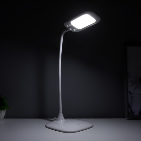 Table lamp sensory "Kendi" LED 5W USB AKB White 16.5x30x33 cm Risalux-4