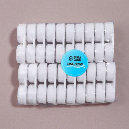 Container for contact lenses "Eyes", packing 20 pcs, white color-3