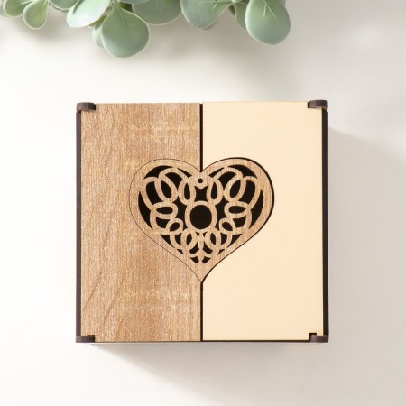 Combined "Heart" box 10.5x10x7 cm-2
