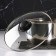 Glass cover for pans and pots “Dolyana”, D = 28 cm, stainless rim, plastic handle