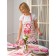 Path on the Ethel Flamingo table 30x70 cm, 100% cotton, sarzha 190 g/m2