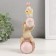 Polystone souvenir "Bunny with Easter testicles and chicken" 7.5x6x19.5 cm