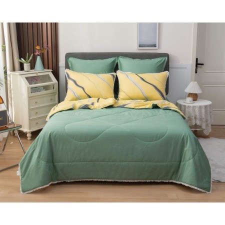 A set with a blanket "Bernadett No. 41", size 150x210 cm, 180x230 cm, 50x70 cm - 2 pcs-3