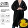 Raincoat adult cloak "Duck", size 42-48, black color