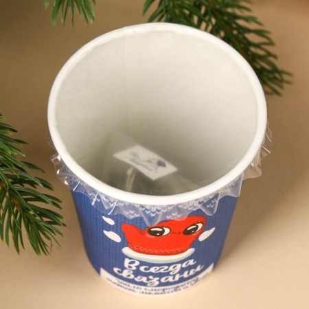 New Year! Gift set "heat for two": black tea with walnut and cinnamon 3 g., Tea drink of herbal 3 g.-5