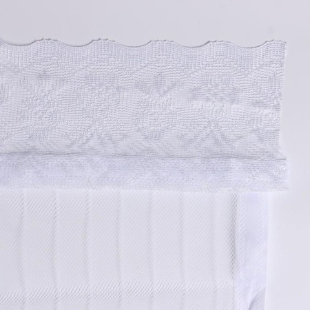 Antimoscate grid for doors, 100 × 210 cm, on magnets, white color-6