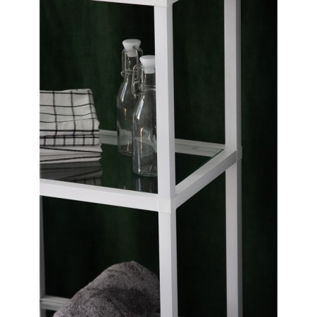 Bathroom rack 3, 350x250x964, white muar/glass colorless-2