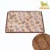 ALRUARE RAVING RAVE, Bilateral (fleece+rattan), 55 x 45 cm, beige