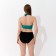Top bathing female minku on ties, color green size 52