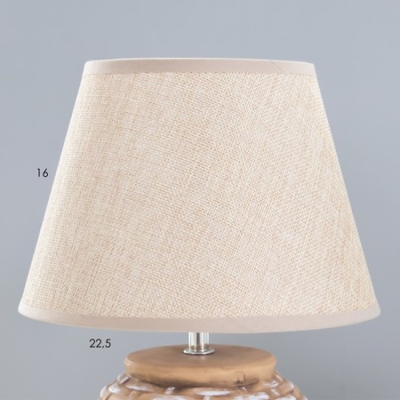 Oriana table lamp E27 40W Beige 21x21x33 cm Risalux-3