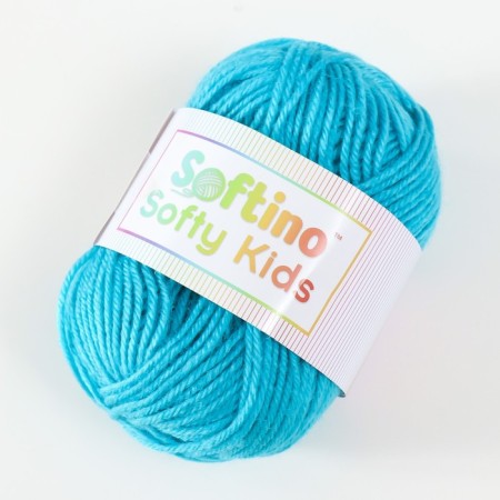 Yarn 100% acrylic "Softy Kids" 90m ± 5m 50 g Color 17 dark blue-1