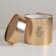 Gift gift, packaging, “with all my heart”, gold, 12 x 12 cm