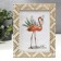 Photo frame plastic 15x20 cm "Golden Indian patterns on gray-beige" 23.5x18.7 cm