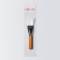 Brush for masks, wide, 16 (+/- 1) cm, brown/white color