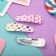 Invisibility for Herty hair (set 6 pcs) hearts and ice cream, 5.5 cm, mix