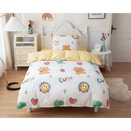 Bed underwear children's “Smile”, size 160x230 cm, 160x220 cm, 50x70 cm