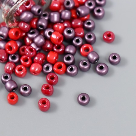 Bead 6/0 in the bottle "Ripe berries" 20 g ceramic shine 6x2x2 cm-2