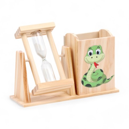 Sanding clock - Organizer "Snake" for the office, 13.5 x 9.5 x 5 cm-1