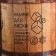 A set of whiskey stones "a real man. Barrel", in a tin can, 9 pcs.