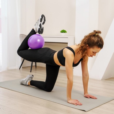 Yoga ball sangh, d = 25 cm, 100 g, purple color-9