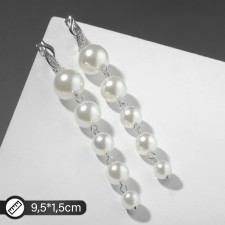 Earrings with pearls 