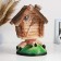 Piggy bank "hut" 21x21x32cm, color