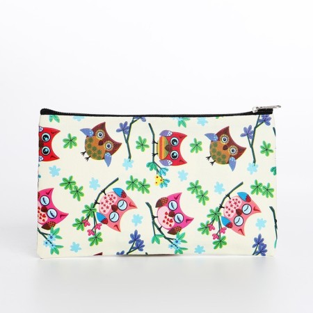 Cosmetic bag with lightning, beige color/multi -colored-1
