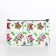 Cosmetic bag with lightning, beige color/multi -colored