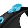 Roulette Flexi Black Design XS (up to 8 kg) 3 m cable, black/blue