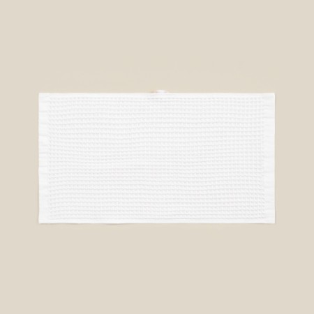 Waffle towel SL Home: Basic "Blanc de Blanc" 100x180 cm, 100% cotton, 340 g/m2-2