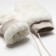 Mittens for claim. Minaku Minaku fluffy 25 cm milk