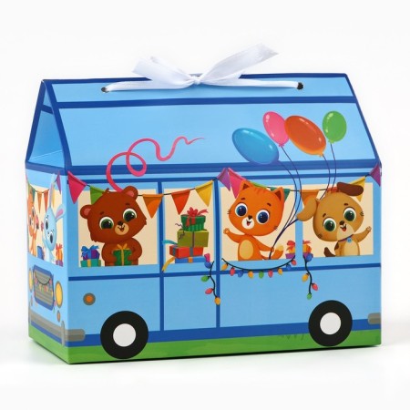 Box for sweets "Happy Birthday!", 10 x 18 x 14 cm-1