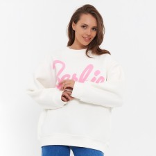 Свитшот женский НАЧЁС, цвет кремовый, размер 42-46 (ONE SIZE)