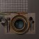 Serving napkin Zapel Symmetry, gray color