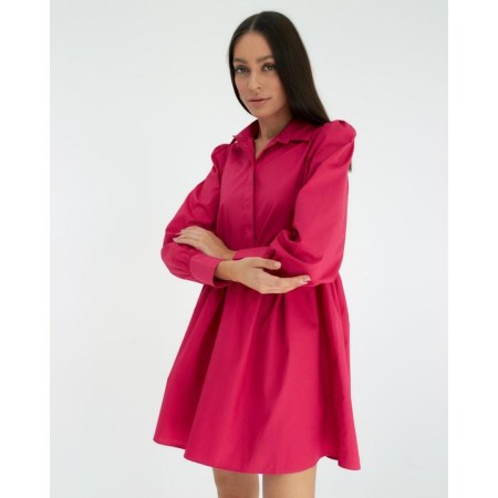 Dress summer female mist size 48, pink color-5