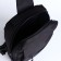 Male sling bag from textiles, with USB, black color