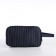 Road cosmetic bag, lightning department, external pocket, blue color
