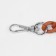 A chain for a bag, with carbines, plastic, 23 × 17 mm, 30 cm, terrorist/silver color